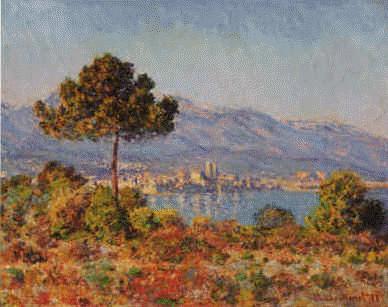 Claude Monet Antibes Seen from the Notre Dame Plateau Germany oil painting art